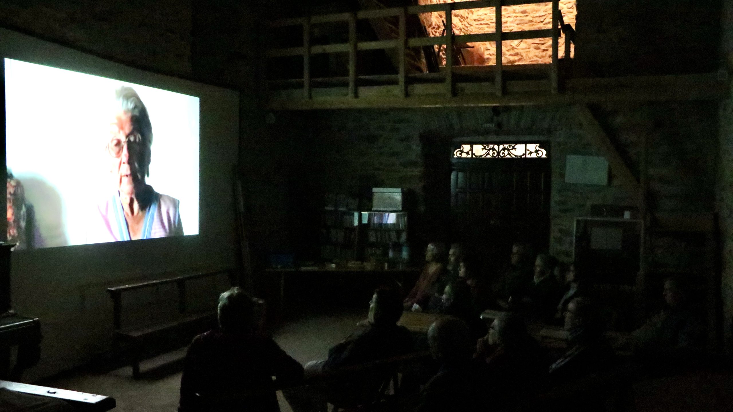 projection du film sur Rosa